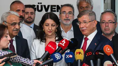 DEM Parti, Ahmet Davutoğlu'nu ziyaret etti!