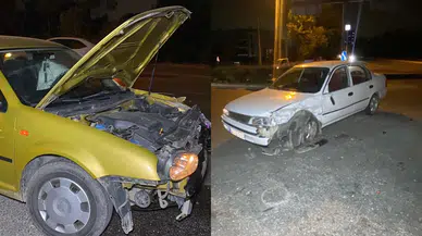 Kocaeli'de feci kaza: İki otomobil çarpıştı! 4 yaralı