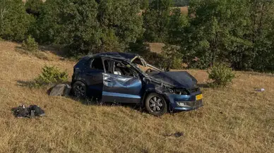 Kastamonu'da feci kaza! Otomobil devrildi: 1 ölü!