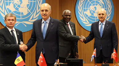 TBMM Başkanı Kurtulmuş'tan Cenevre'de mevkidaşlarıyla ikili temas!