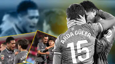 Arda Güler ve Bellingham birbirine girdi