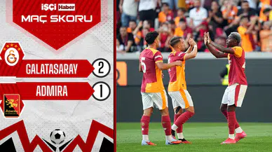 Galatasaray, hazırlık maçında Admira'yı 2-1 mağlup etti