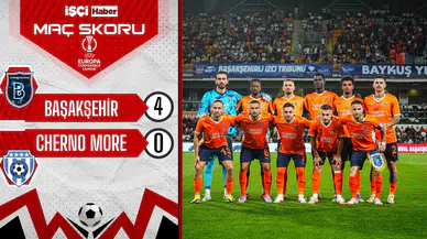 Başakşehir, Konferans Ligi'nde 3. tura yükseldi!