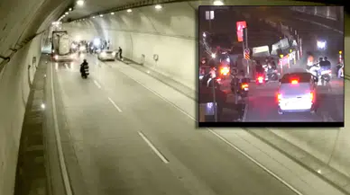 Tüneli kapattılar, ters yönde sürdüler! Beyoğlu'ndaki motosikletli eğlenceye ceza yağdı