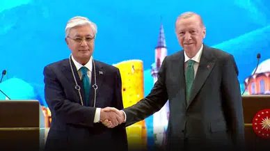 Cumhurbaşkanı Erdoğan'dan, Kazakistan Cumhurbaşkanı Tokayev'e devlet nişanı