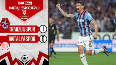 Trabzonspor, Antalyaspor'u tek golle geçti!
