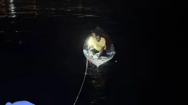 Bingöl Murat Nehri'nde mahsur kalan aile kurtarıldı