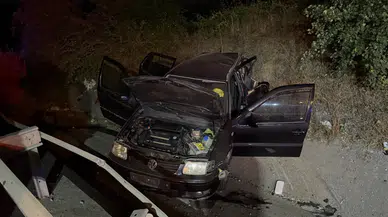 Eyüpsultan'da korkunç kaza! 2 araç çarpıştı: 1'i ağır 2 yaralı