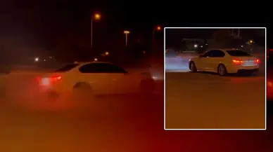 Gaziantep’te drift atan sürücüye 46 bin 392 TL ceza uygulandı!