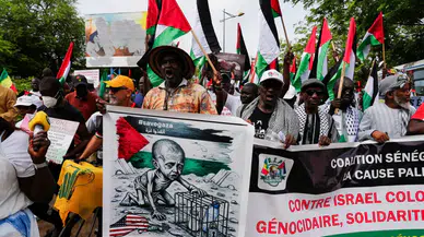 Kenya’da Filistin için dayanışma gösterisi