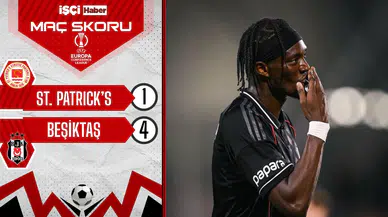 Beşiktaş, St. Patrick's deplasmanında rahat kazandı!