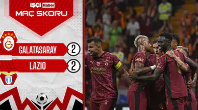 Galatasaray, son hazırlık maçında Lazio ile 2-2 berabere kaldı