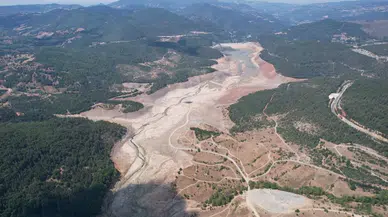 Bursa'nın iki barajından biri kurudu