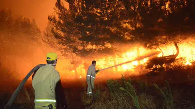 Çanakkale'deki orman yangınına 2. gününde müdahale devam ediyor!