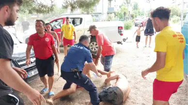 Samsun Atakum Sahili'nde kurtarma operasyonu sonrası kavga çıktı