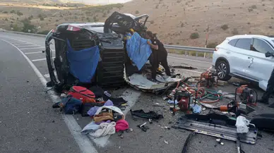 Malatya'da korkunç kaza: 4 ölü, 2 yaralı