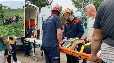 Rize’de teleferik faciası: Çay toplayan kadın yaralandı