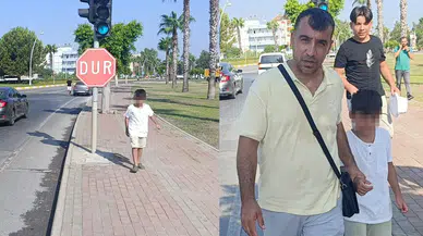Antalya Manavgat’ta feci kaza: Küçük çocuğun gözyaşları yürek burktu