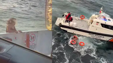 Feribottan denize atlayan kadının görüntüleri ortaya çıktı!