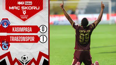 Trabzonspor, Kasımpaşa deplasmanında 3 puanı tek golle aldı