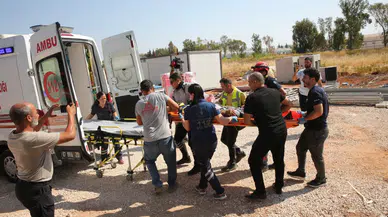 Antalya'da işçi, su kuyusuna düştü!