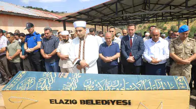 Elazığ’da maden göçüğünde hayatını kaybeden işçi defnedildi