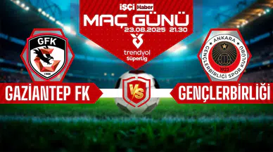 Gaziantep FK-Gençlerbirliği maçı ne zaman, saat kaçta ve hangi kanalda?