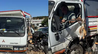 Balıkesir'de kamyonet ile otomobil çarpıştı: 3 kişi yaralandı!