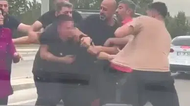 Bursa'da trafikte yol verme tartışması kavgaya dönüştü