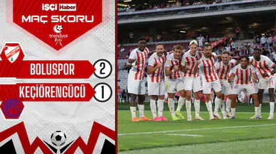 Boluspor, Keçiörengücü'nü 2-1 mağlup etti