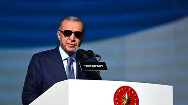 Cumhurbaşkanı Erdoğan TEKNOFEST Mavi Vatan'da konuşuyor