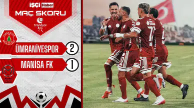 Ümraniyespor, Manisa FK karşısında 2-1 galip geldi!