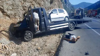 Antalya'da otomobil ile çekici çarpıştı: Çok sayıda yaralı var