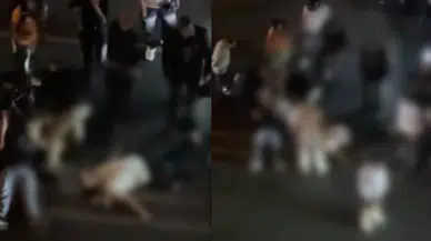 Beşiktaş'ta 2 motosiklet çarpıştı: Feci kaza kamerada!