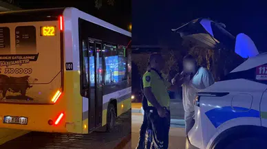 Bursa'da alkollü halk otobüsü şoförü yakalandı!