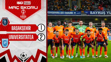 Başakşehir, sahasında Universitatea Craiova'ya 2-1 mağlup oldu!