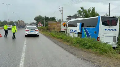 Samsun'da yolcu otobüsü, yol kenarındaki vatandaşlara çarptı: 1 ölü, 1 yaralı