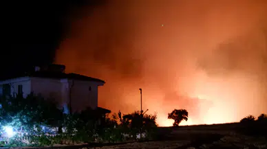 Edirne'de orman yangını büyüyor! Evlere sıçramasına ramak kaldı