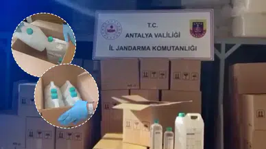 Antalya'da sahte-kaçak alkol operasyonu: 119 bin 500 litre alkol ele geçirildi!