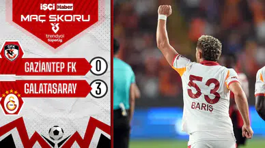 Galatasaray, Gaziantep FK deplasmanında 3 golle galip geldi!