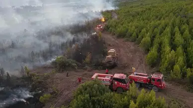 Osmaniye'de yangınla mücadele: 1 işçi şehit oldu, 4 işçi yaralandı
