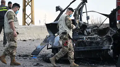 İsrail İHA’sı Lübnan’da aracı hedef aldı