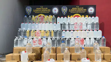 Adana’da kaçakçılık operasyonu: 2 ton etil alkol ele geçirildi!