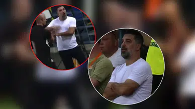 Arda Turan hakemin üzerine yürüdü!