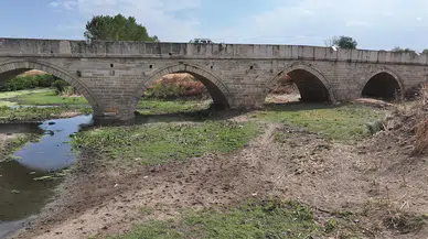 Tunca Nehri’nde tehlike çanları: Su akışı sıfırlandı