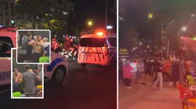 Bursa'da iki esnaf arasındaki kavga anları kameraya yansıdı!