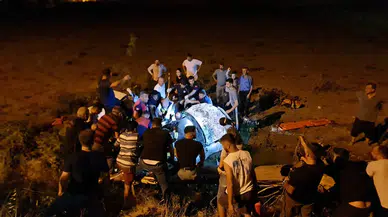 Osmaniye'de devrilen otomobilin sürücüsü öldü