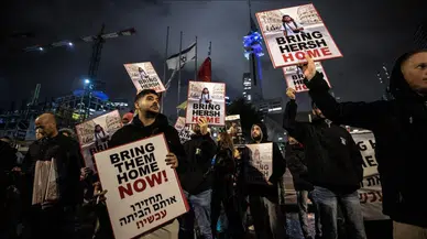 İsrailli esirlerin aileleri işgal planına tepki gösterdi