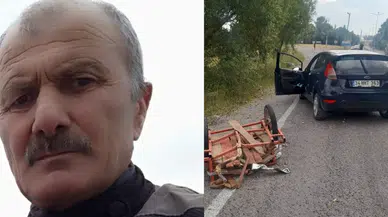 Bayburt'ta feci kaza! Otomobil ile motosiklet çarpıştı: 1 ölü