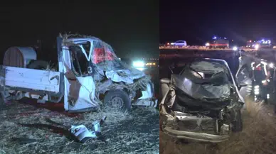 Kars'ta zincirleme kaza: Ölü ve yaralılar var